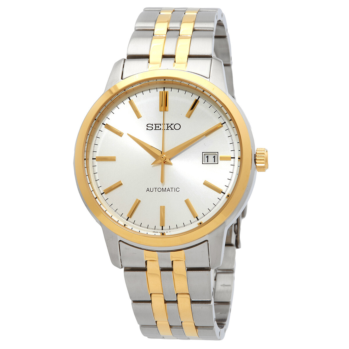 Seiko Essentials Automatic Silver Dial Men's Watch SRPH92
