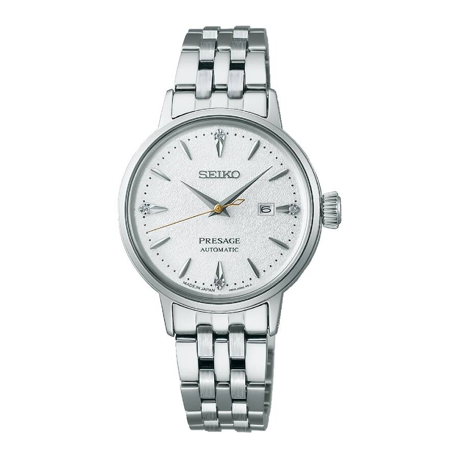 Seiko Presage Automatic Silver Dial Ladies Watch SRE017J1
