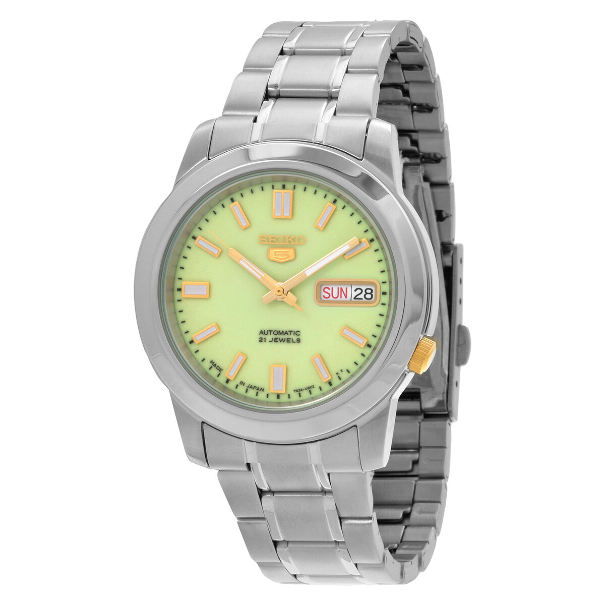 Seiko Series 5 Automatic Green Dial Men's Watch SNKK19J1