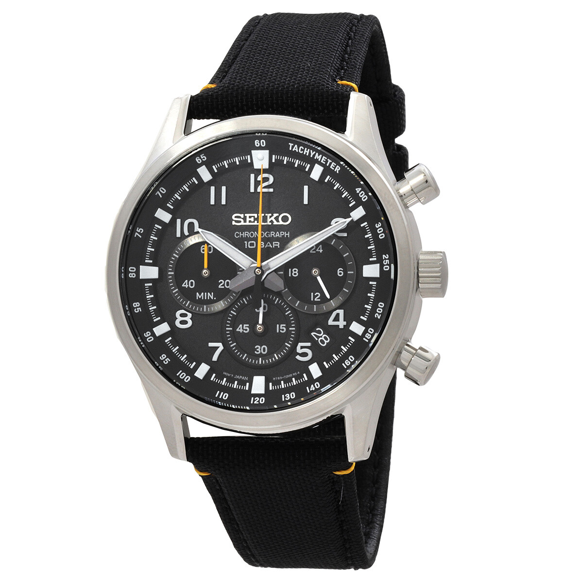 Seiko Sport Chronograph Quartz Black Dial Men's Watch SSB449P1