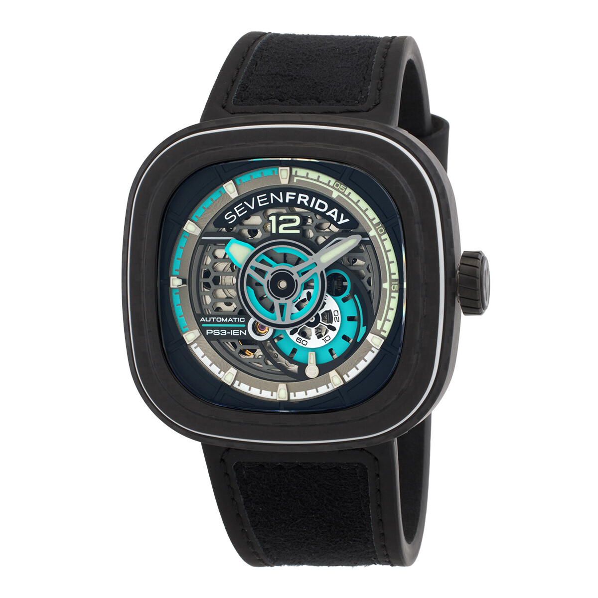 Seven Friday PS Series Automatic Black Dial Men's Watch PS3/01