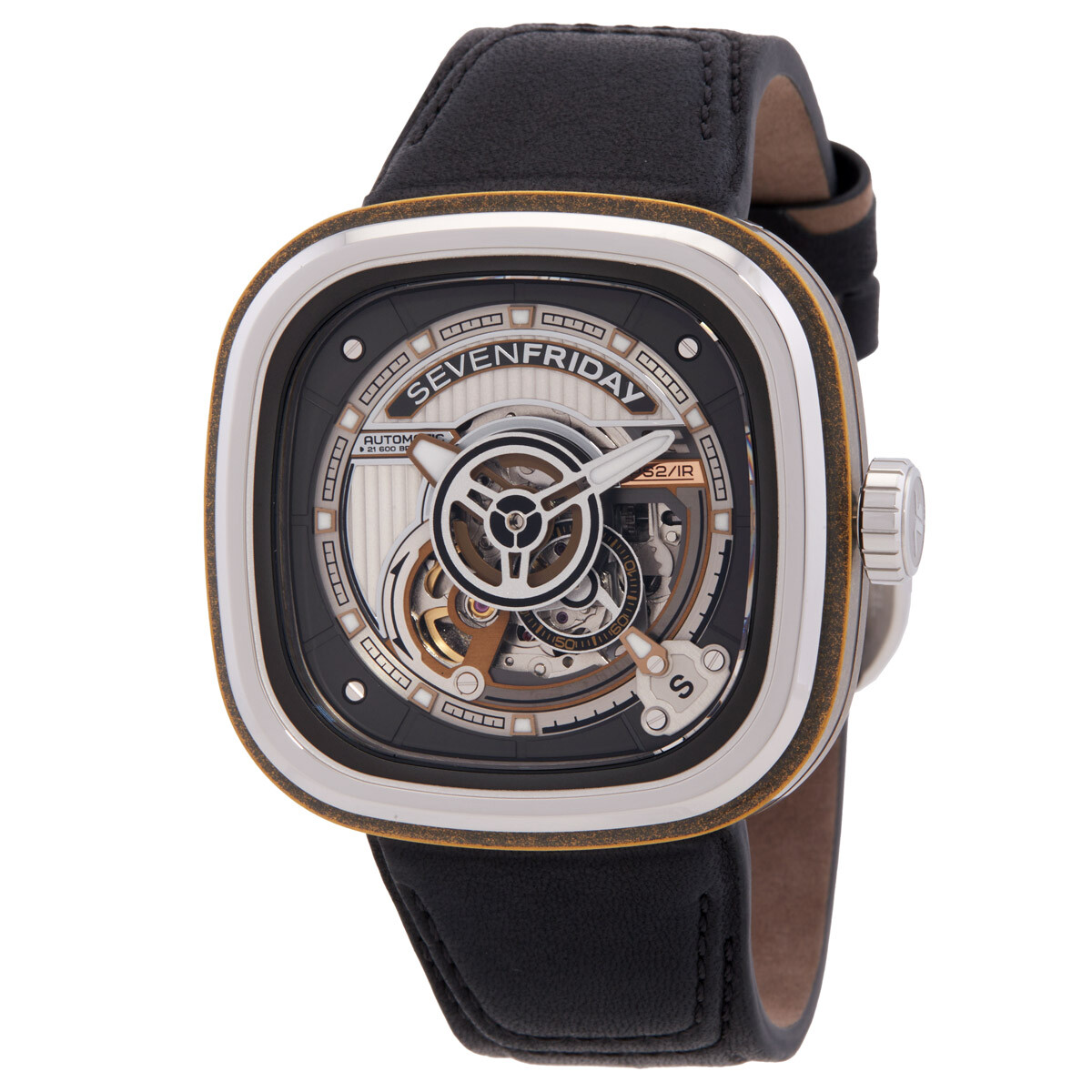SevenFriday P-Series Skeleton Diamond Automatic Watch PS2/01