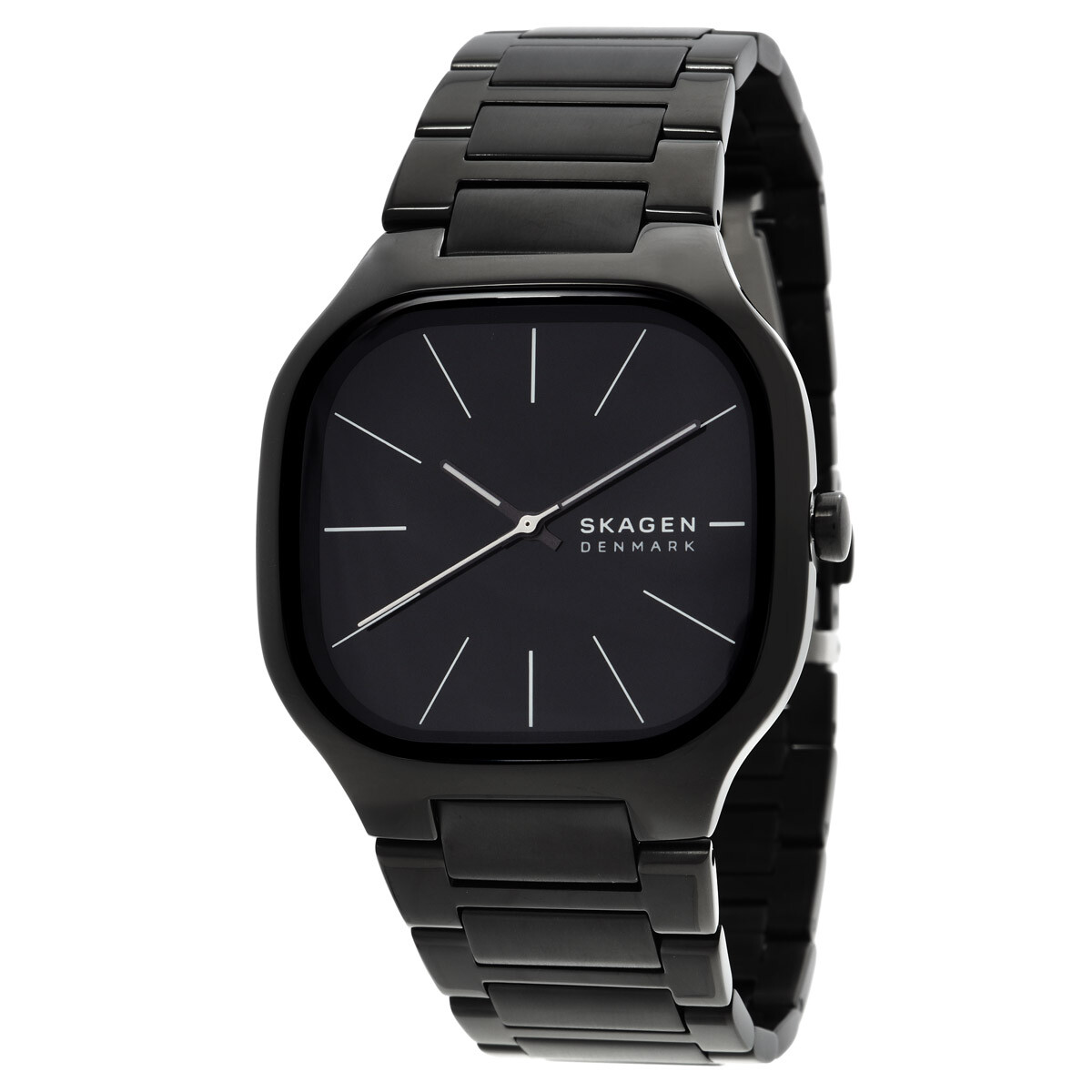 Skagen Black Dial Black Leather Men's Watch 233XXLSLB 768680102741