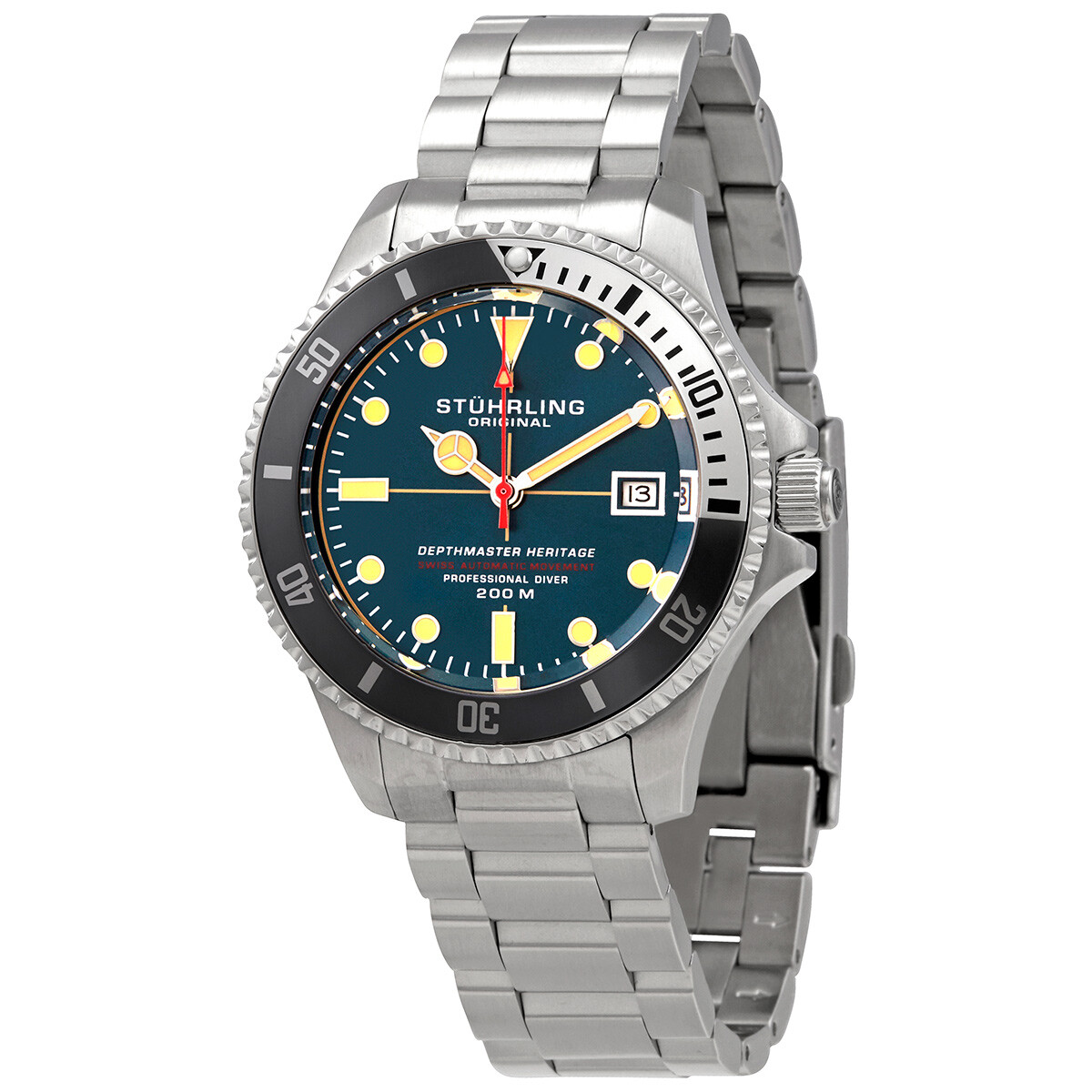 Stuhrling Original Aquadiver Automatic Blue Dial Men's Watch M13520