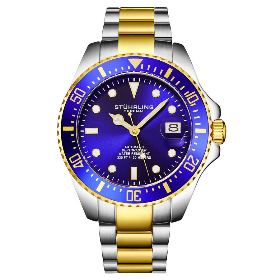 Stuhrling Original Aquadiver Automatic Blue Dial Men's Watch M18256