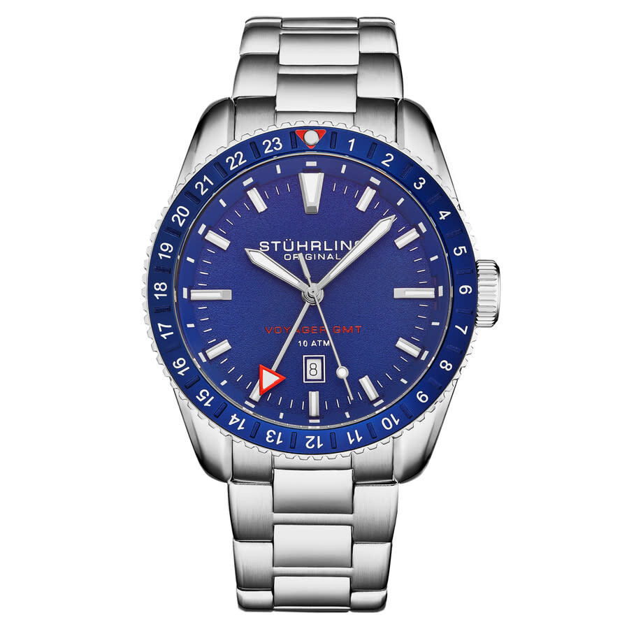 Stuhrling Original Aquadiver Quartz Blue Dial Men's Watch M17219