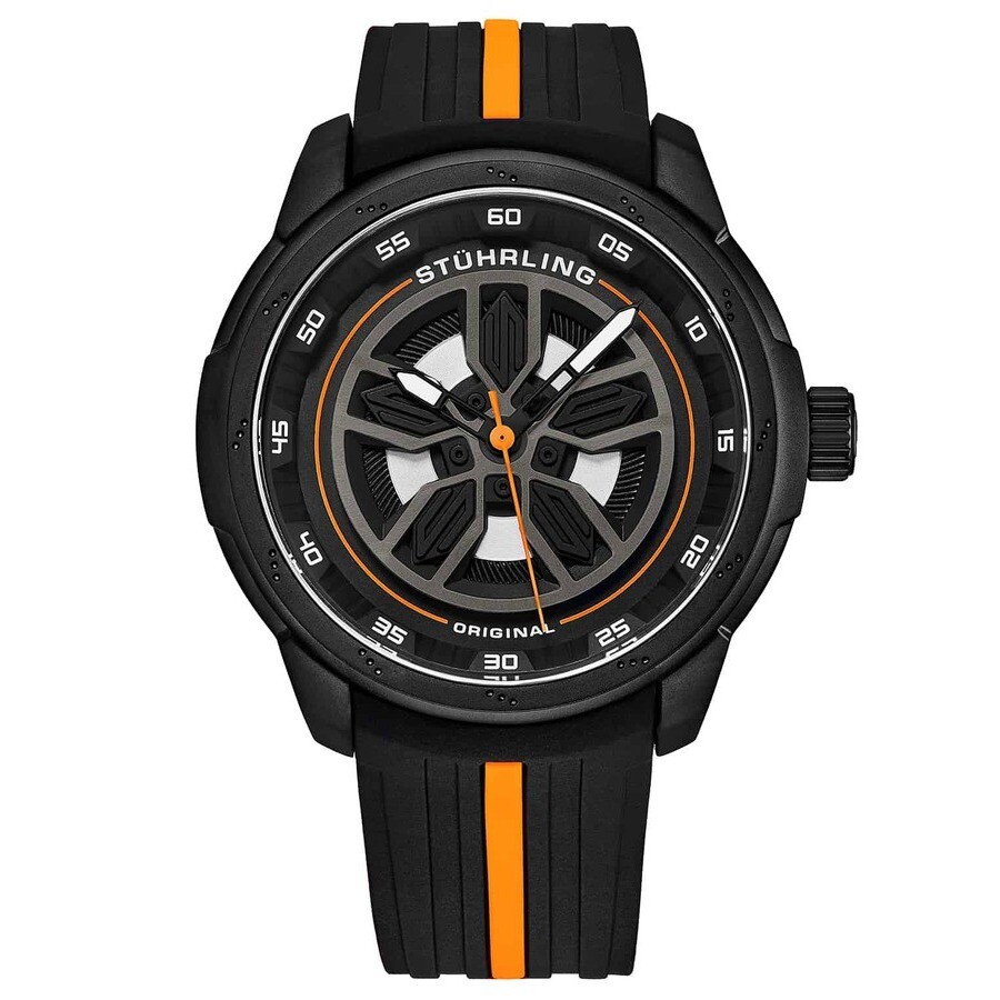 Stuhrling Original Aviator Black Dial Men's Watch M15582