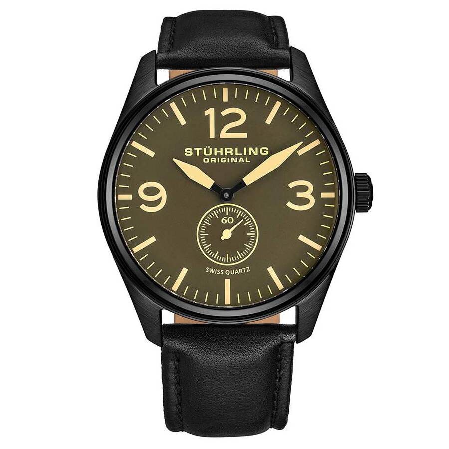 Stuhrling Original Aviator Brown Dial Men's Watch M15557