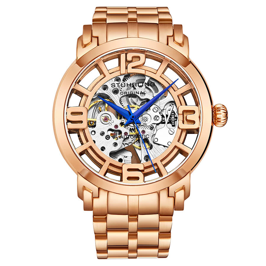 Stuhrling Original Legacy Automatic Rose Gold Dial Men's Watch M13585