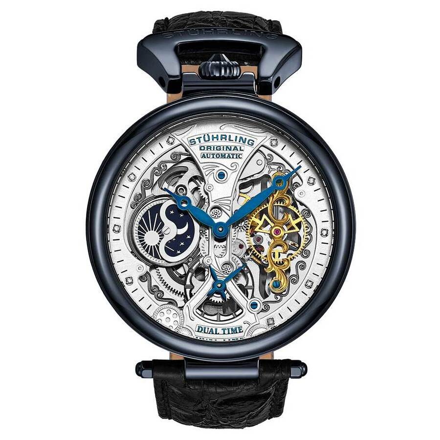 Stuhrling Original Legacy Diamond Silver-tone Dial Men's Watch M15234