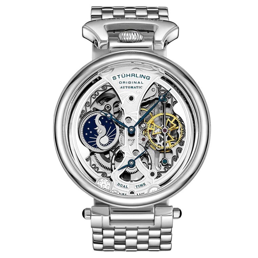 Stuhrling Original Legacy Silver-tone Dial Men's Watch M15983