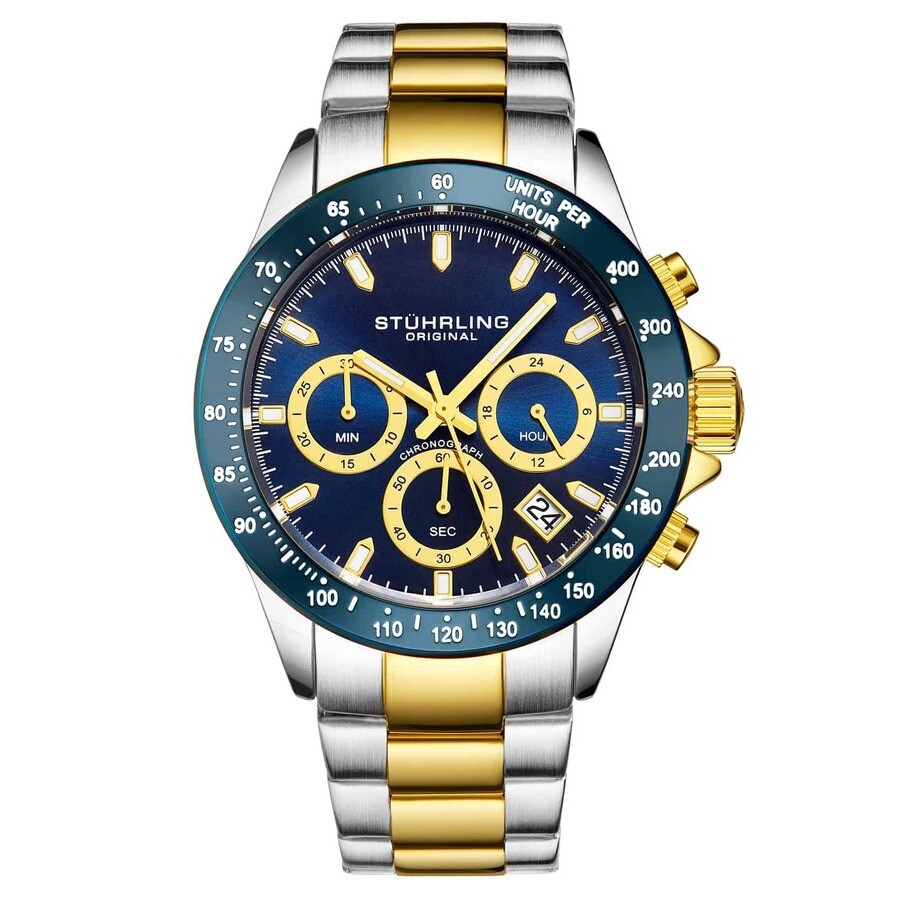 Stuhrling Original Monaco Blue Dial Men's Watch M15972