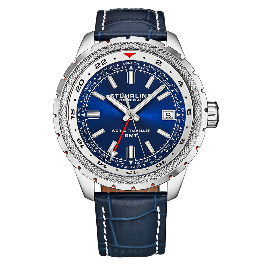 Stuhrling Original Monaco Quartz Blue Dial Men's Watch M18225