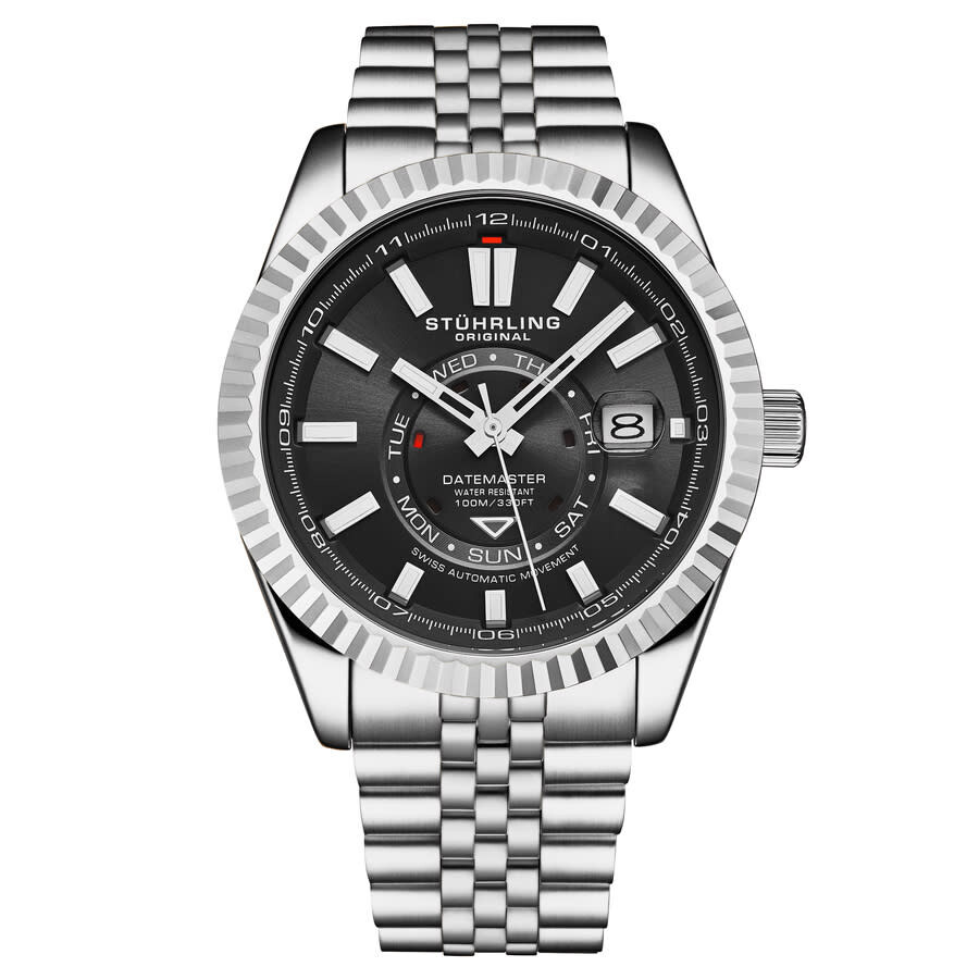 Stuhrling Original Symphony Automatic Black Dial Men's Watch M18239