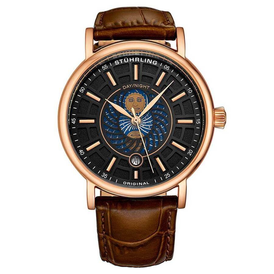Stuhrling Original Symphony Black Dial Men's Watch M15534