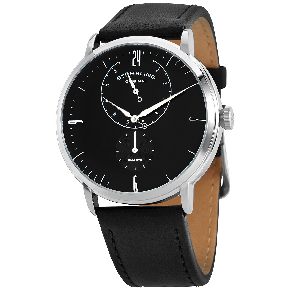 Stuhrling Original Symphony Quartz Black Dial Men's Watch M13663