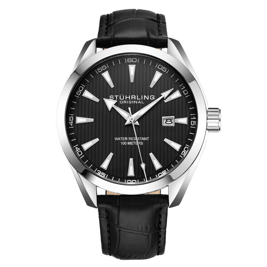 Stuhrling Original Symphony Quartz Black Dial Men's Watch M16741