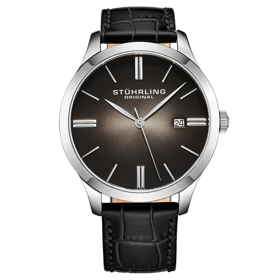 Stuhrling Original Symphony Quartz Black Dial Men's Watch M17015