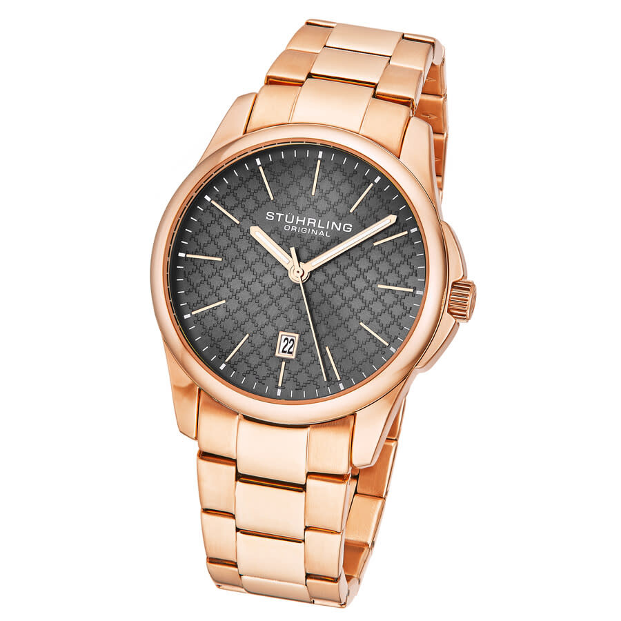 Stuhrling Original Symphony Quartz Grey Dial Men's Watch M17131