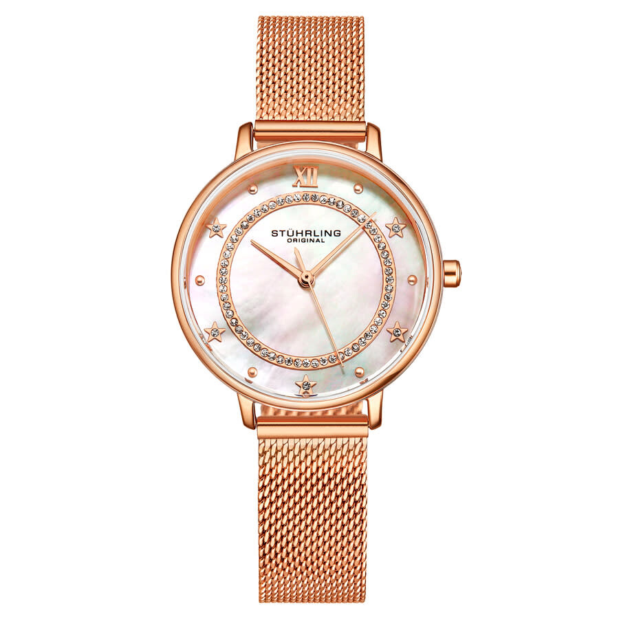 Stuhrling Original Symphony Quartz Silver Dial Ladies Watch M16777