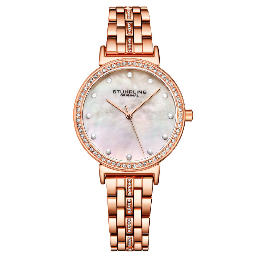 Stuhrling Original Symphony Quartz Silver Dial Ladies Watch M16848