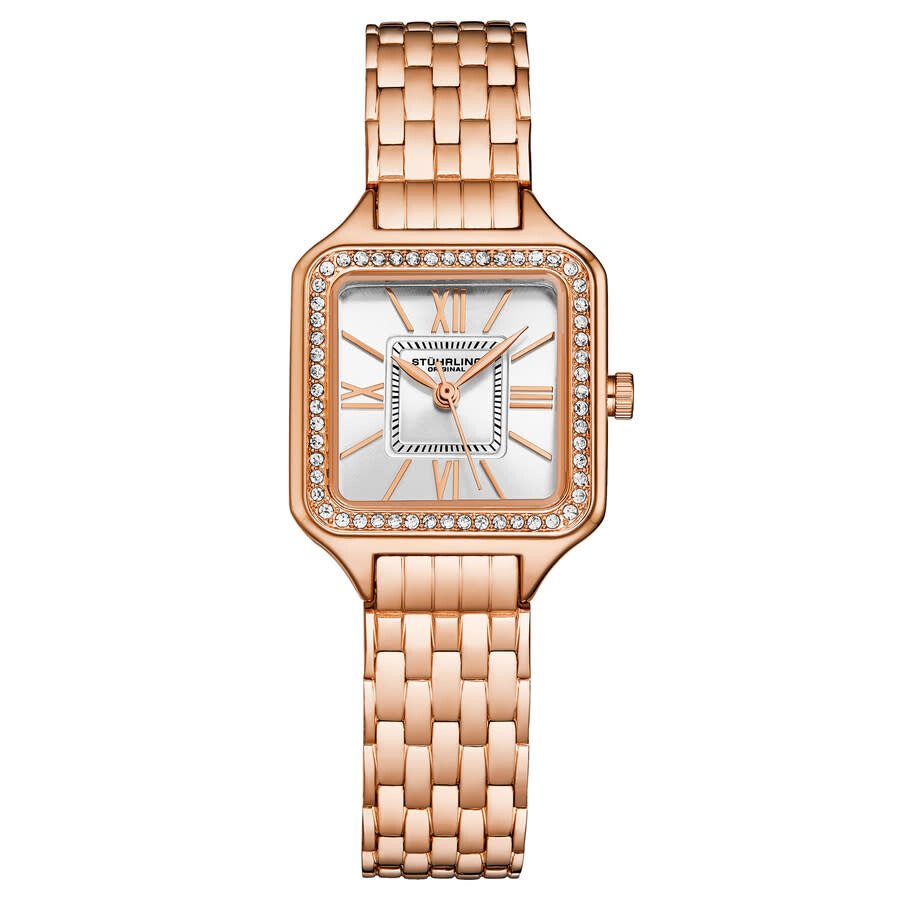 Stuhrling Original Symphony Quartz Silver Dial Ladies Watch M17210