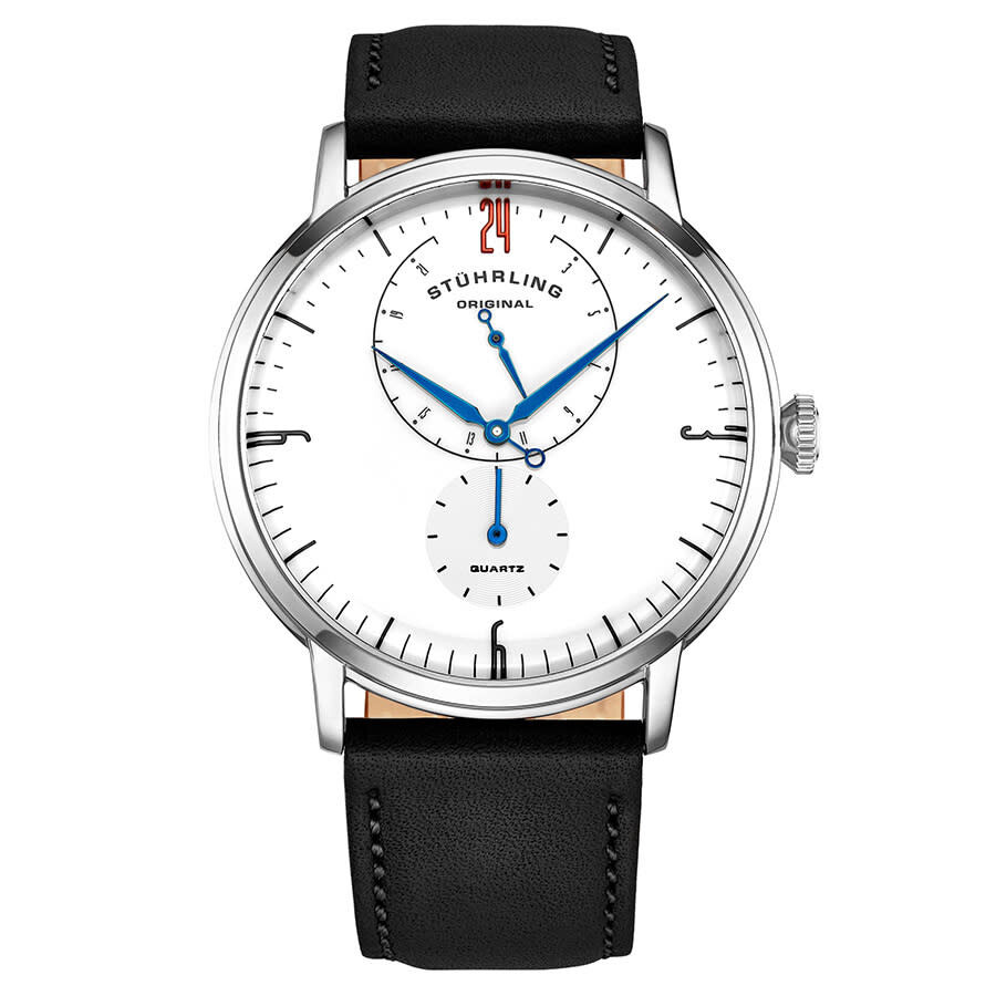 Stuhrling Original Symphony Quartz White Dial Men's Watch M13662