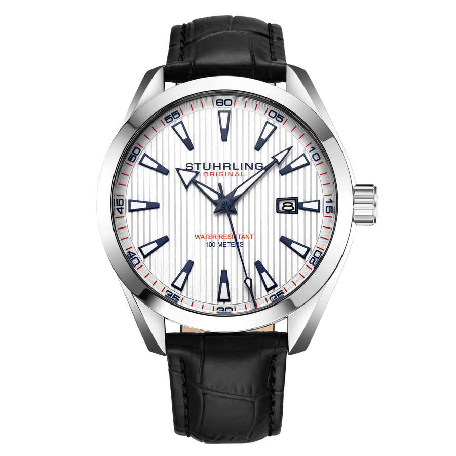Stuhrling Original Symphony Quartz White Dial Men's Watch M16764