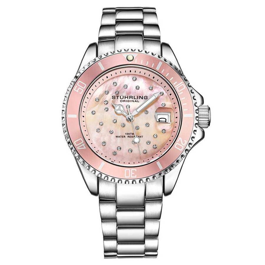 Stuhrling Original Vogue Pink Dial Ladies Watch M15870