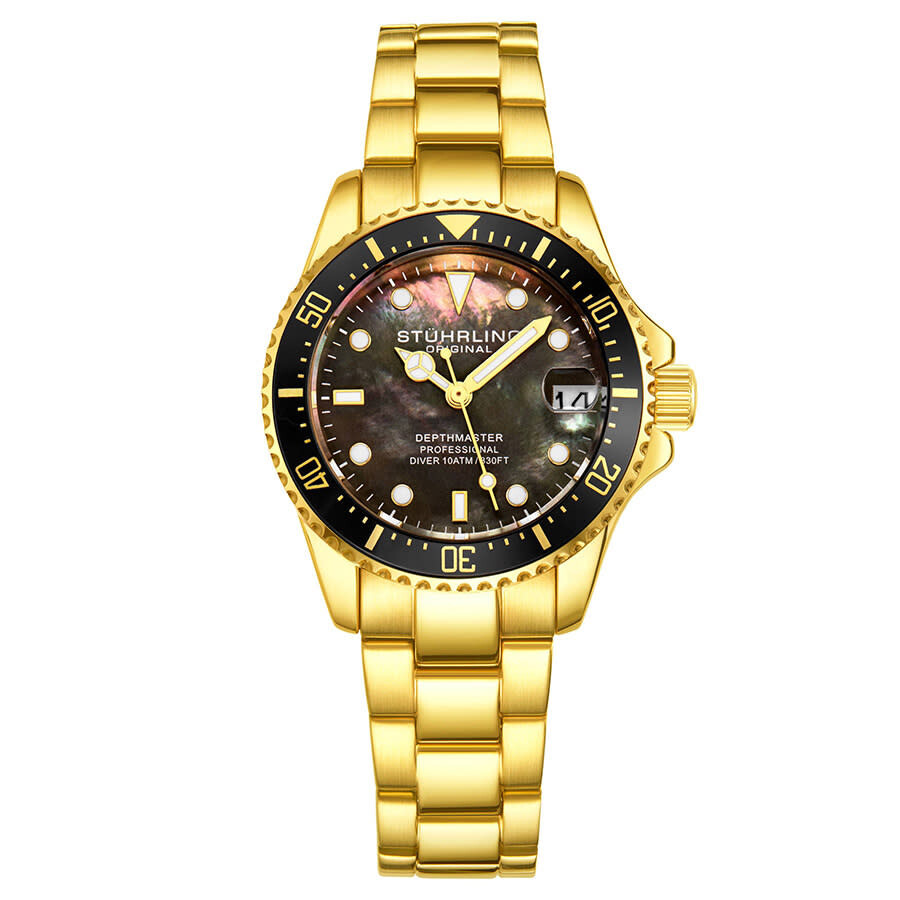 Stuhrling Original Vogue Quartz Black Dial Ladies Watch M13645