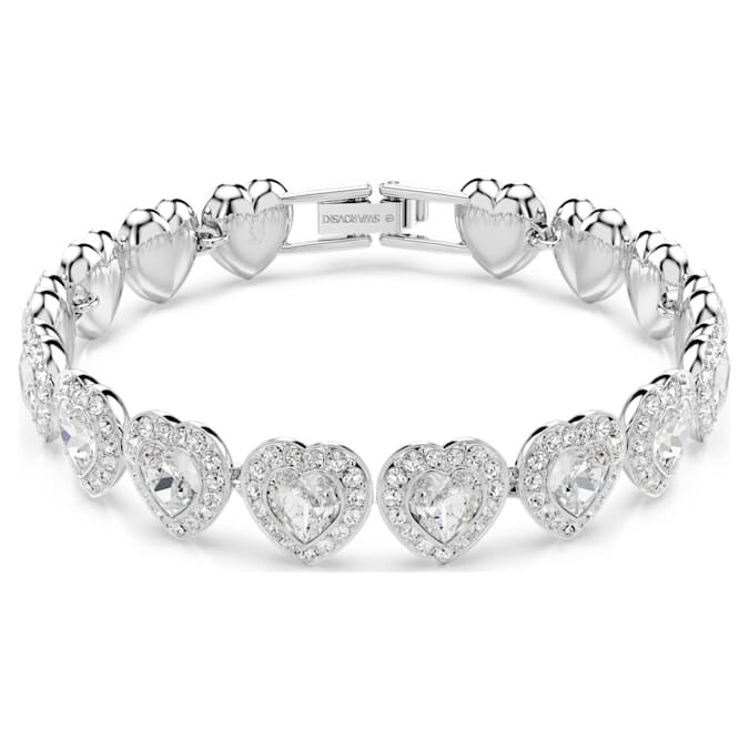 Swarovski Ladies White Hyperbola Heart Bracelet 5652789 191453204319 ...