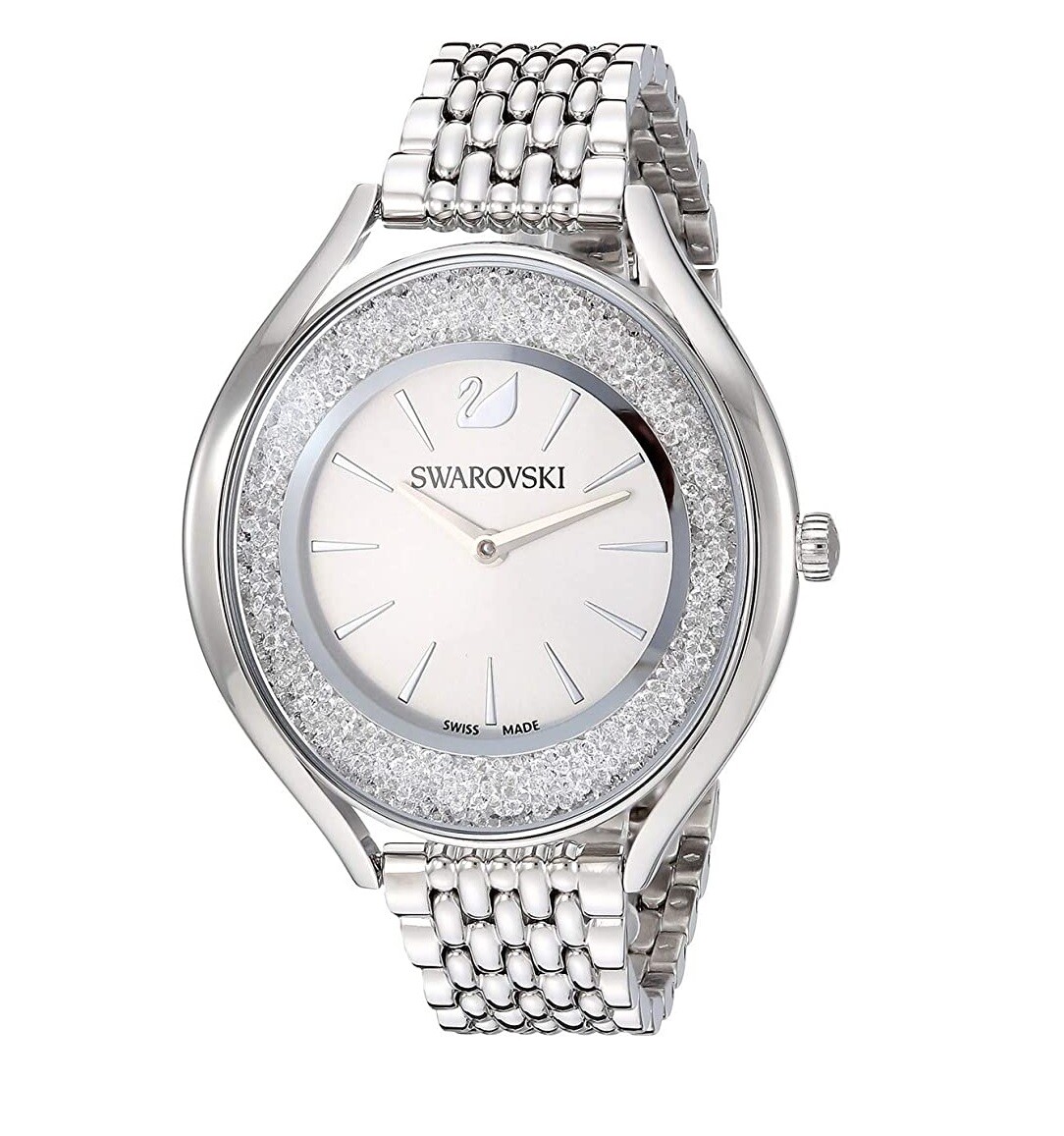 Swarovski Lovely Crystals Mini Automatic Grey Dial Ladies