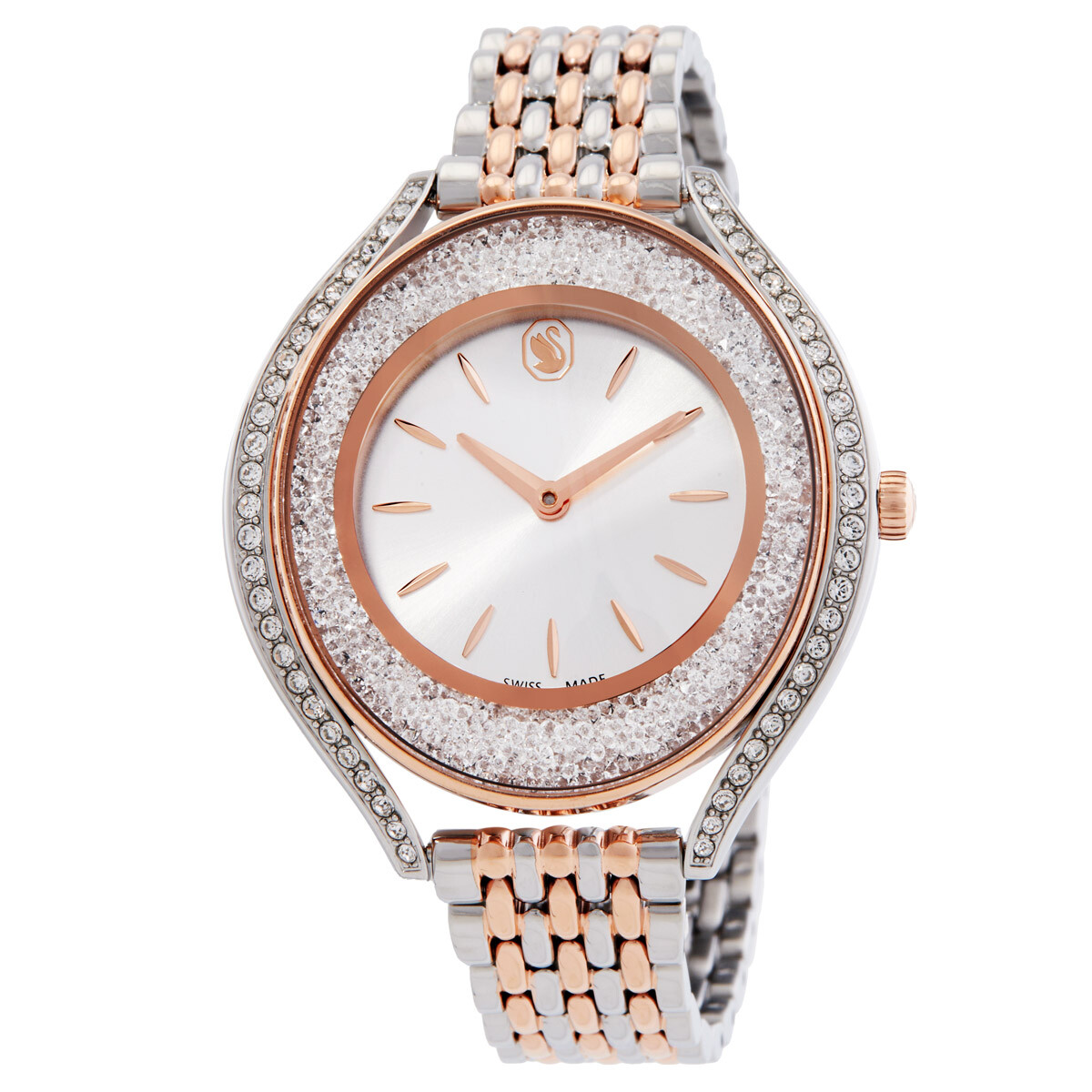 Swarovski Crystalline Quartz White Dial Ladies Watch 5730162