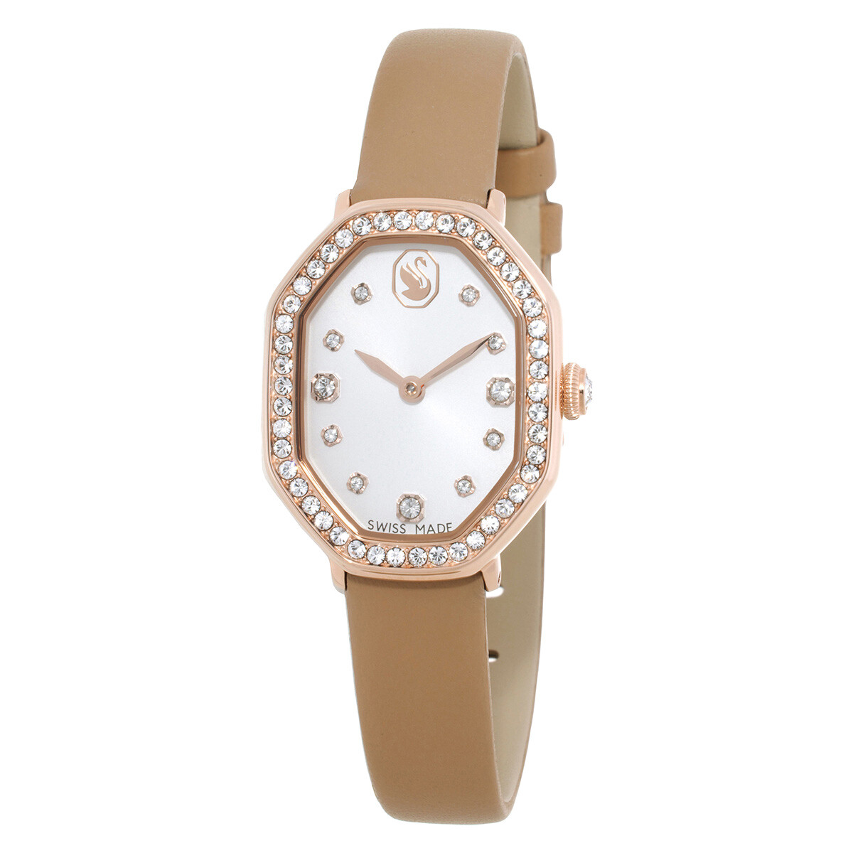 Swarovski Dextera Quartz Crystal Silver Dial Ladies Watch 5730184