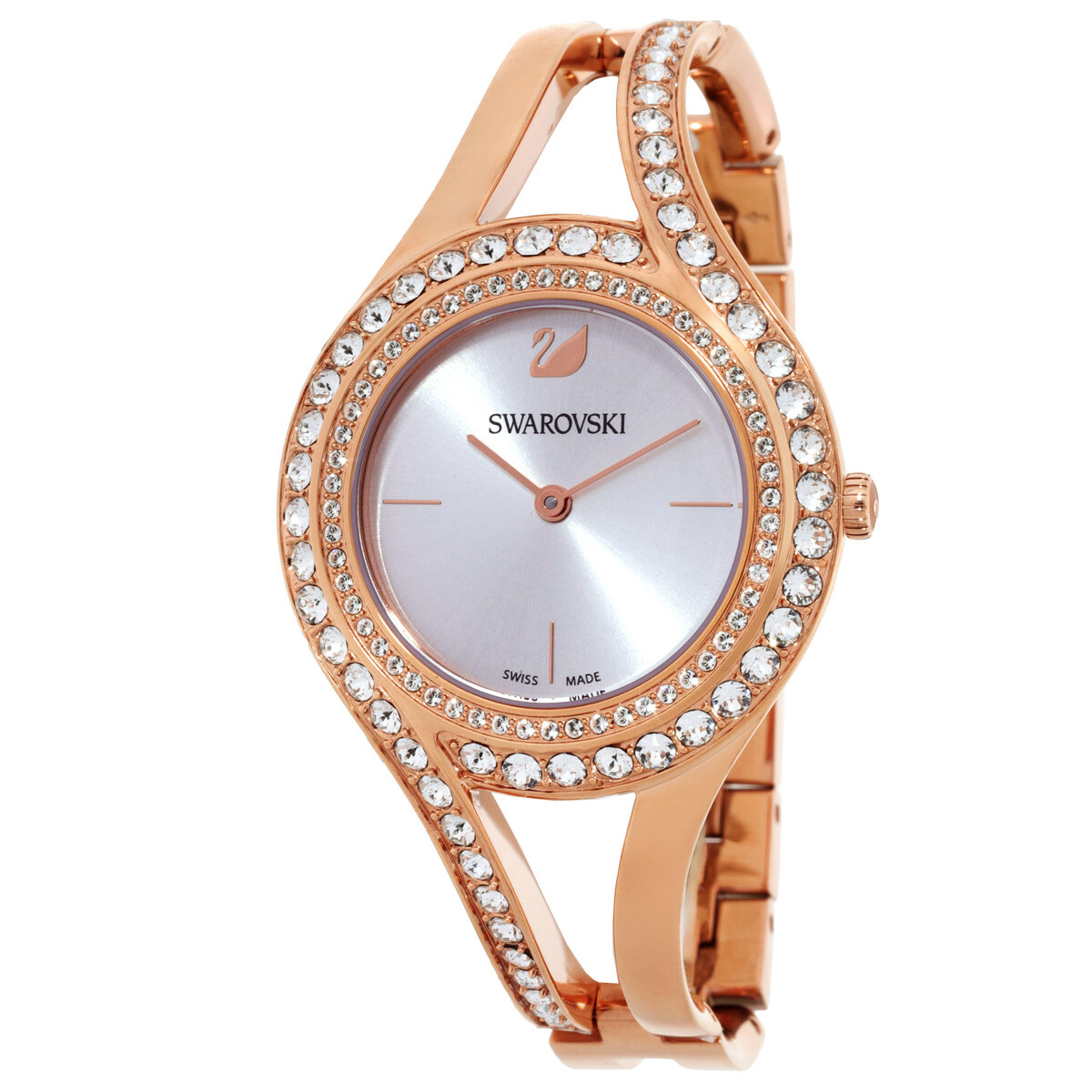 Swarovski Symbolica Star Quartz Crystal Silver Dial Ladies Watch