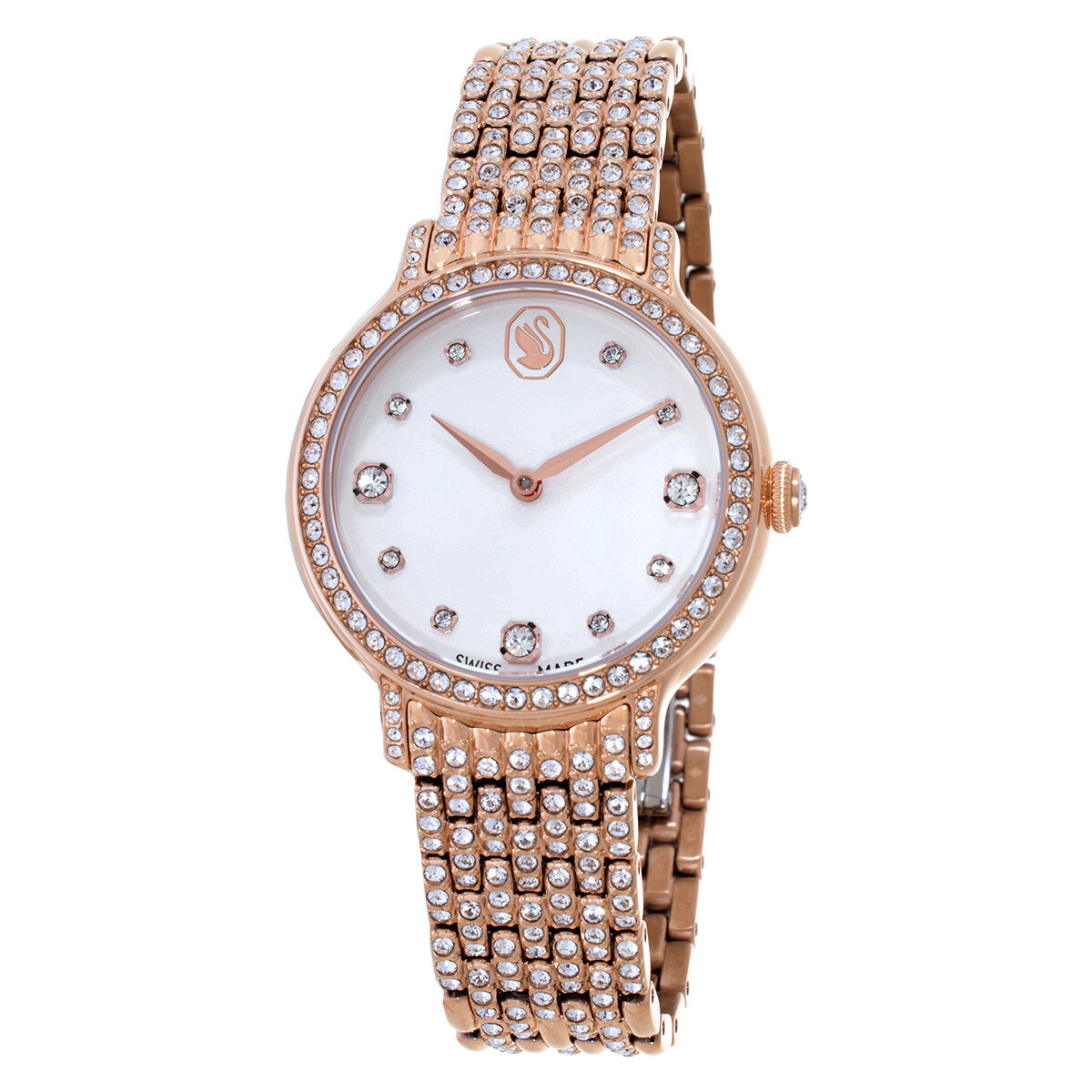 Swarovski Imber Quartz Crystal Silver Dial Ladies Watch 5741227