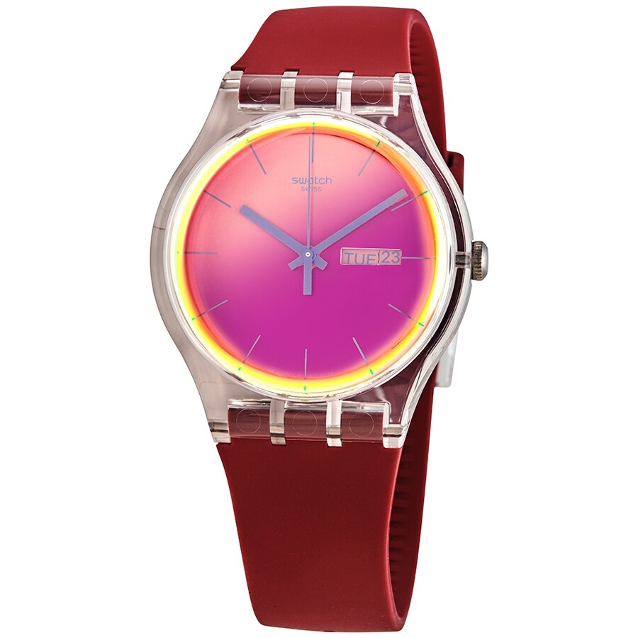 Swatch Tri-Gold Small Ladies Watch SFK240B 054362273114