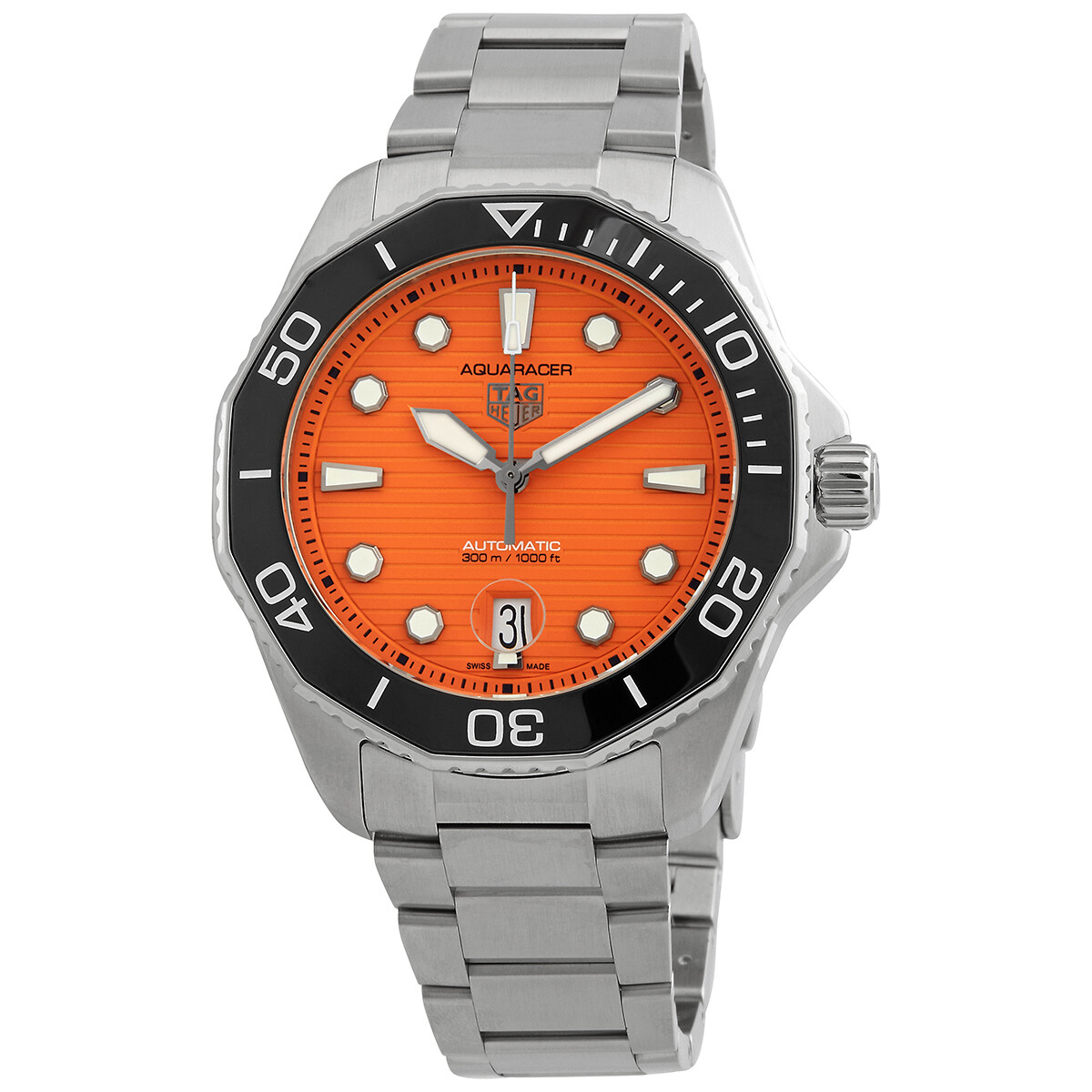 Tag Heuer Aquaracer Automatic Orange Dial Men's Watch WBP201F-BA0632