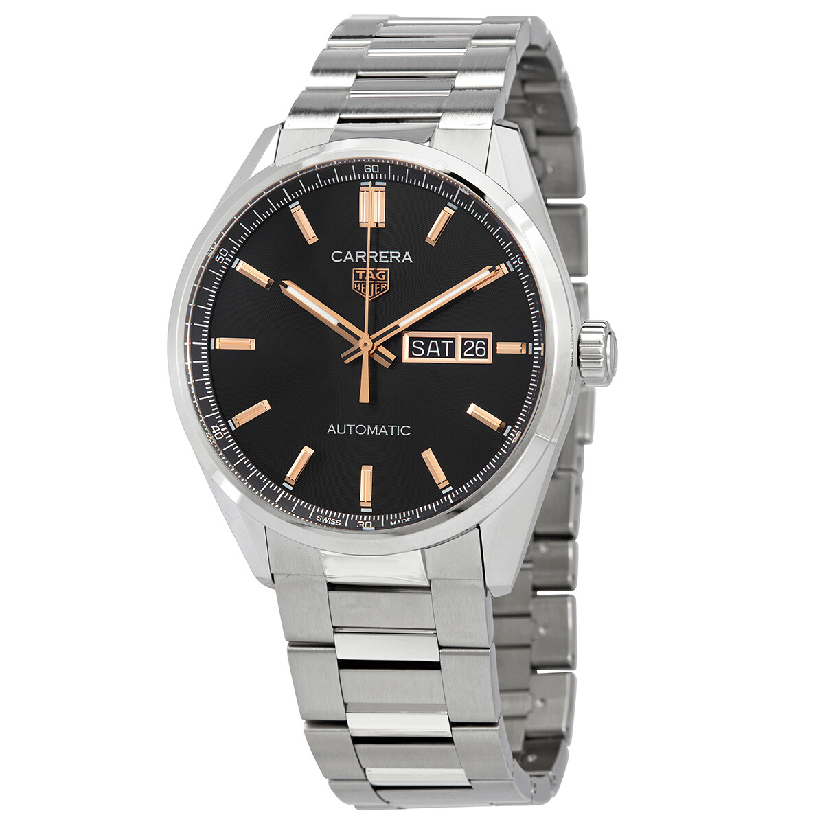 Tag Heuer Carrera Automatic Black Dial Men's Watch WBN2013-BA0640