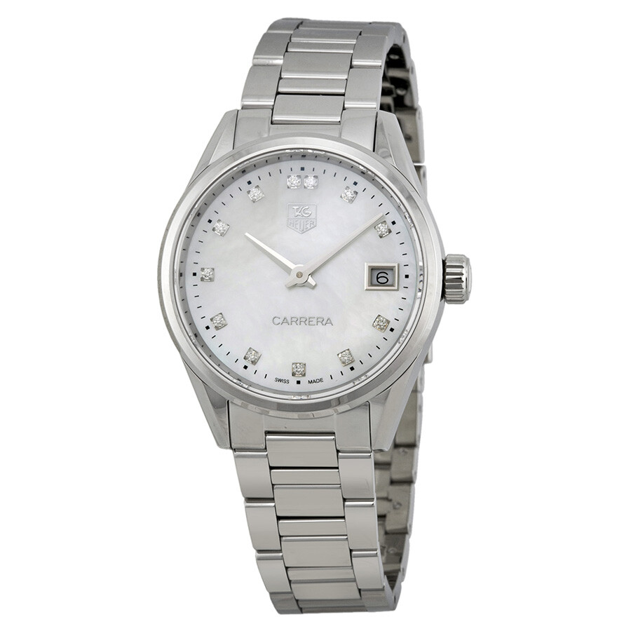 Tag Heuer Carrera White Dial Ladies Watch WAR1314.BA0778