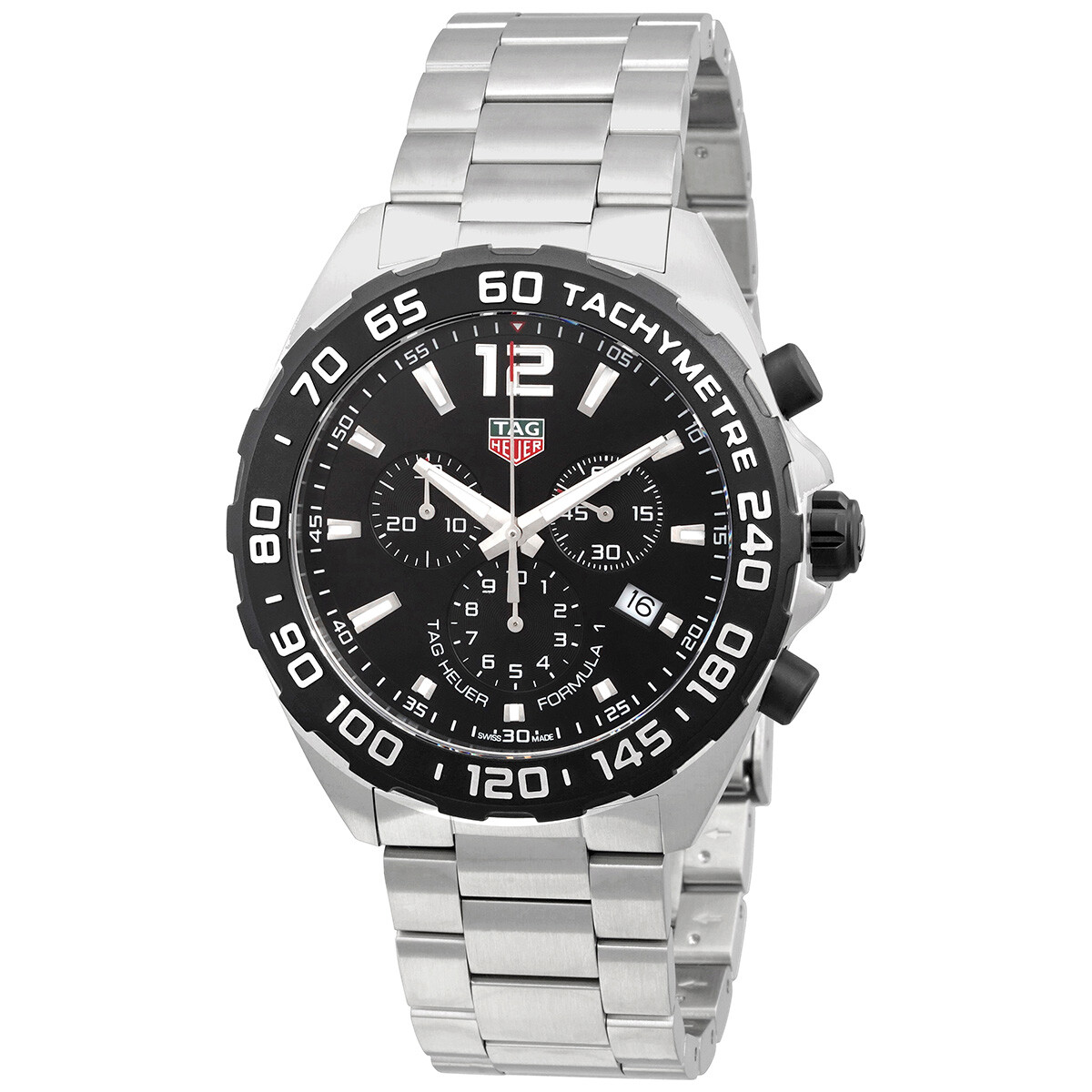 Tag Heuer Aquaracer Black Dial Black Rubber Men's Watch