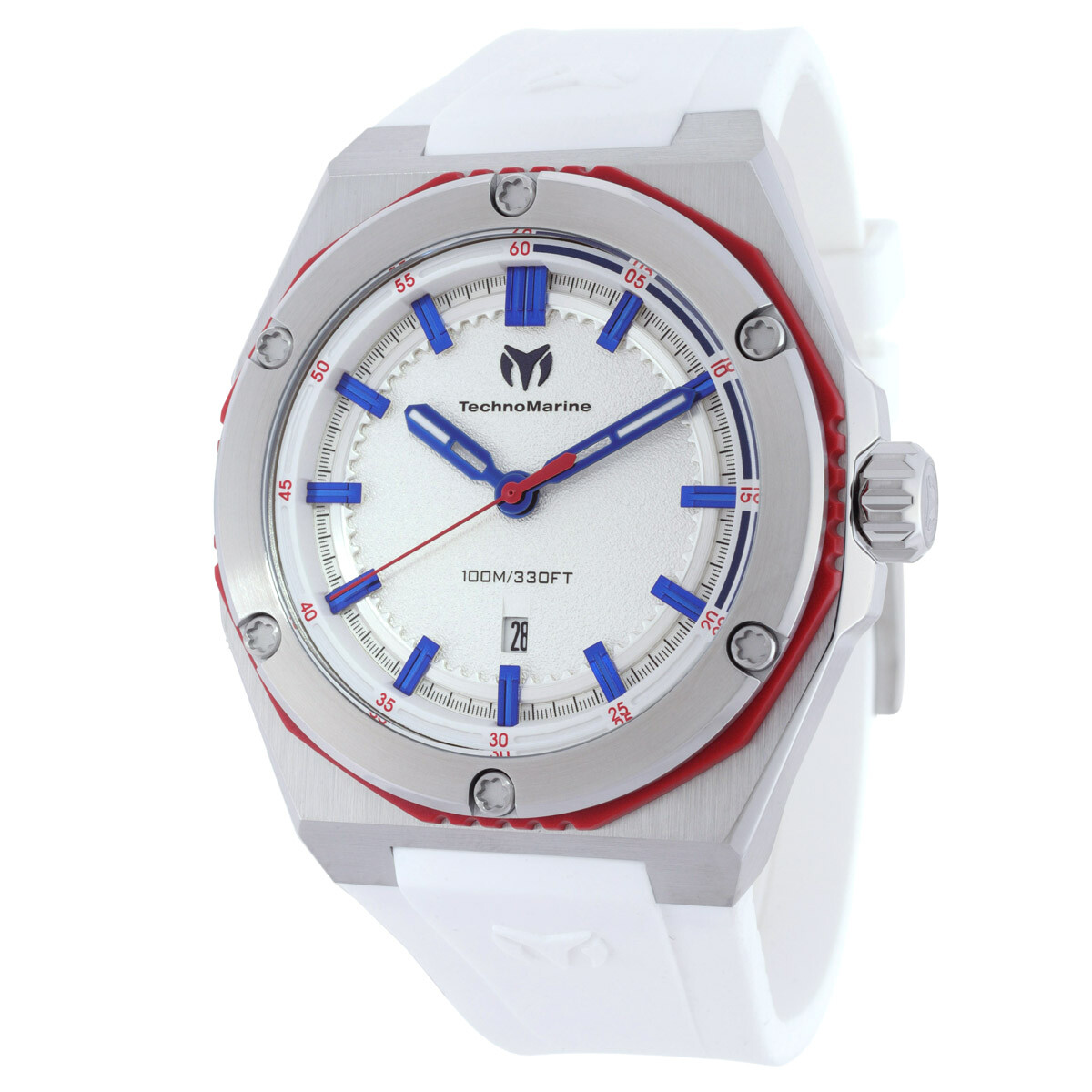Technomarine Coral Quartz Silver Dial Men's Watch TM-416066