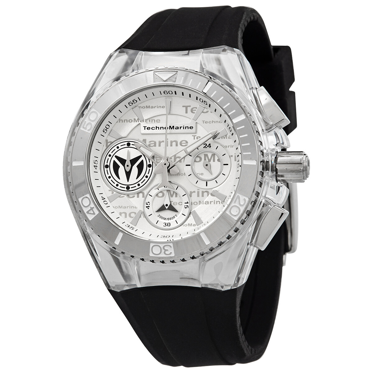 Technomarine Cruise California Chronograph Quartz Silver And Grey Dial Ladies Watch TM-118131
