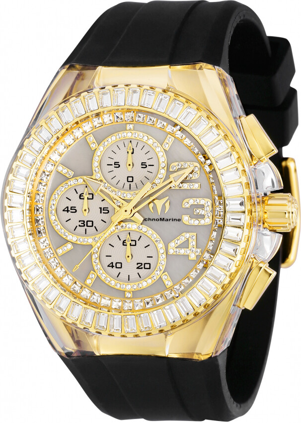 Technomarine Cruise Chronograph Quartz Crystal White Dial Men's Watch TM-121028