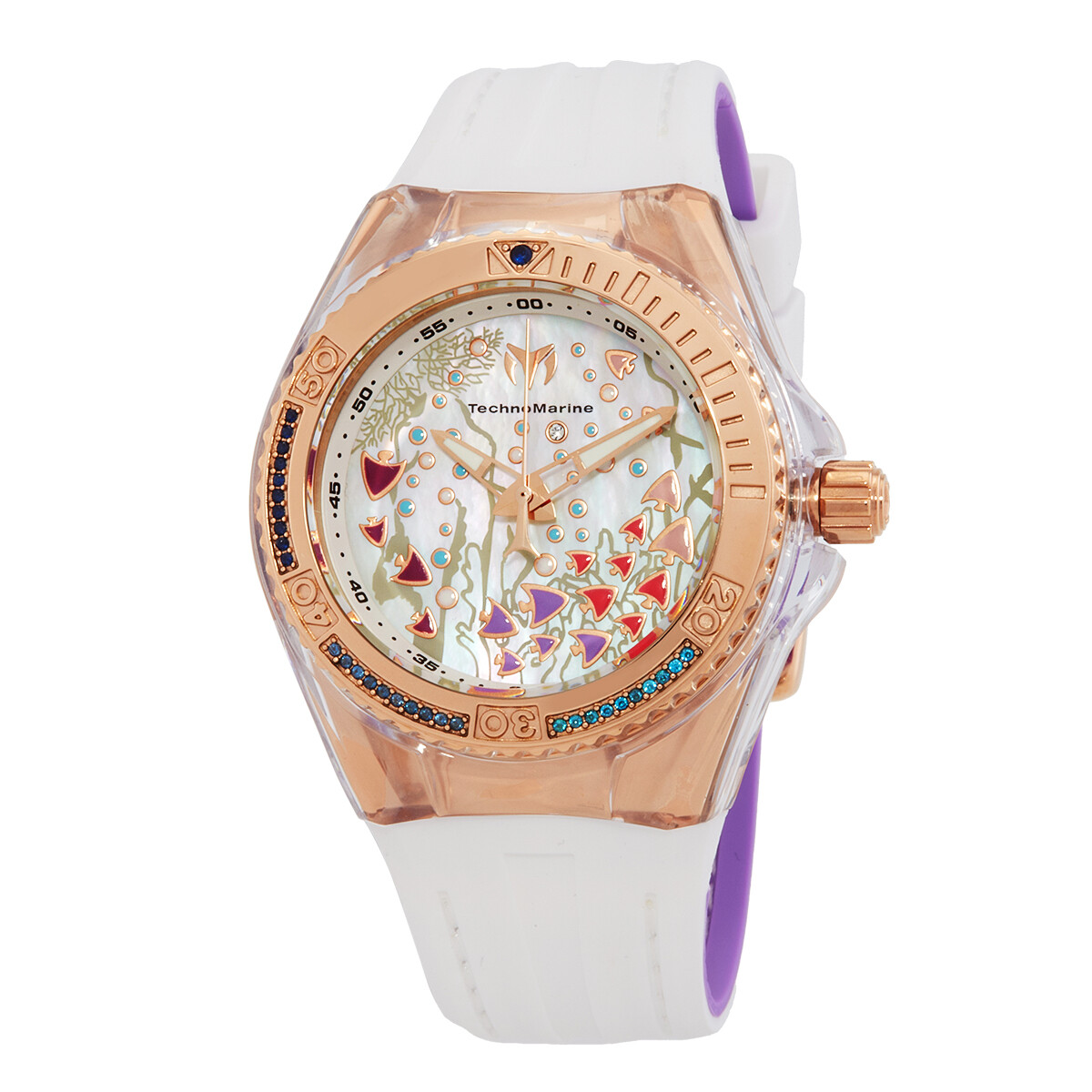 Technomarine Cruise Quartz Mother of Pearl Dial Ladies Watch TM-119021