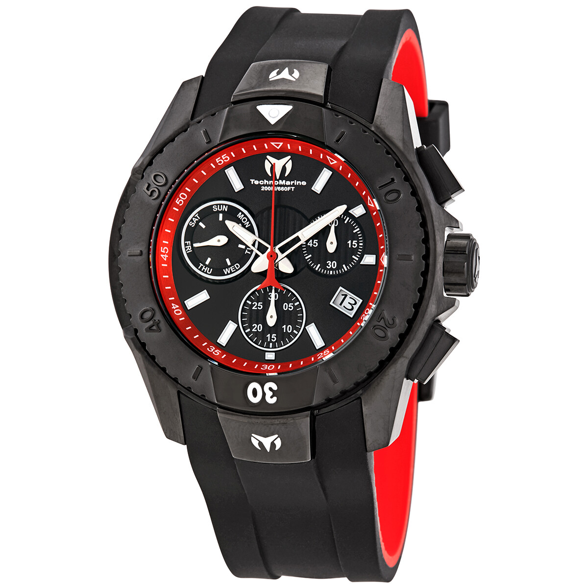Technomarine UF6 Chronograph Quartz Black Dial Men's Watch TM-616002