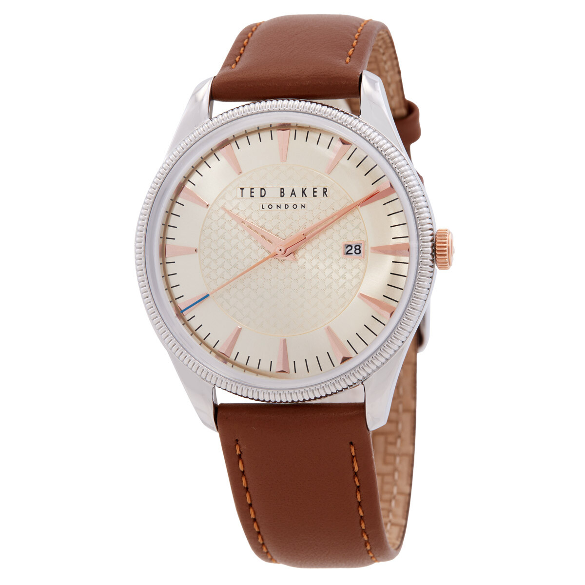 Tedbaker 腕時計 ＭＩＭＯＳＡＡ BKPMMF910 メンズ ネイビー Ted Baker Mimosaa Quartz Silver Dial Men\u0027s Watch BKPMMF910