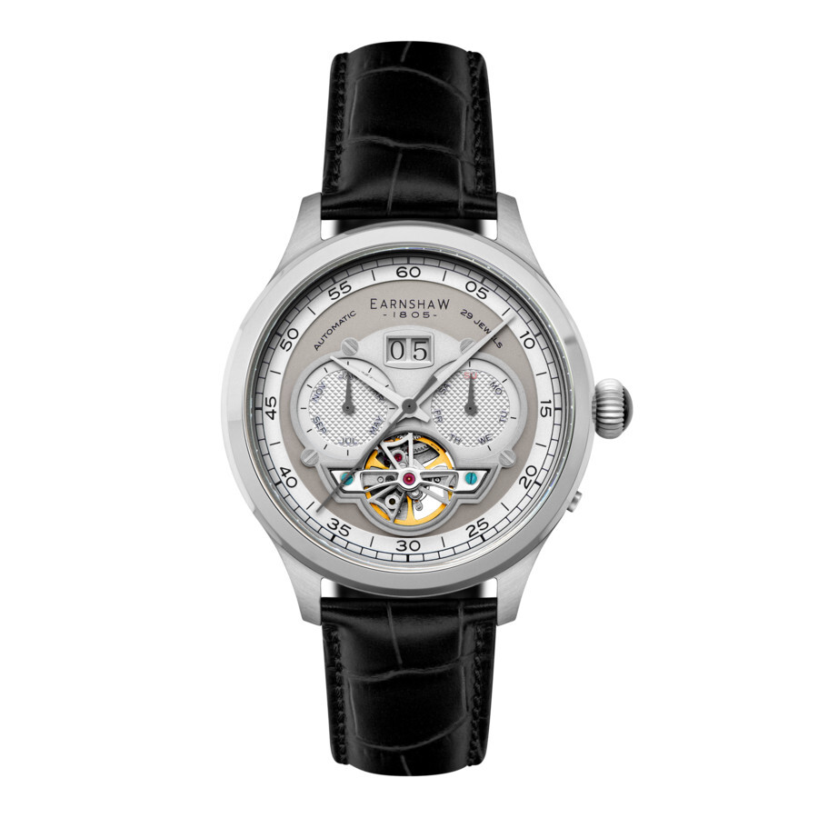 Thomas Earnshaw Baron Chronograph Automatic Grey Dial Men's Watch ES-8187-01