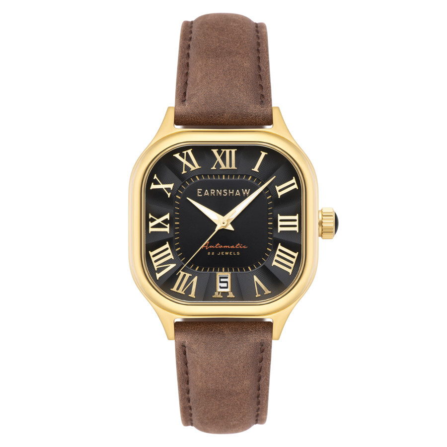 Thomas Earnshaw Coussin Black Dial Men's Watch ES-8284-01