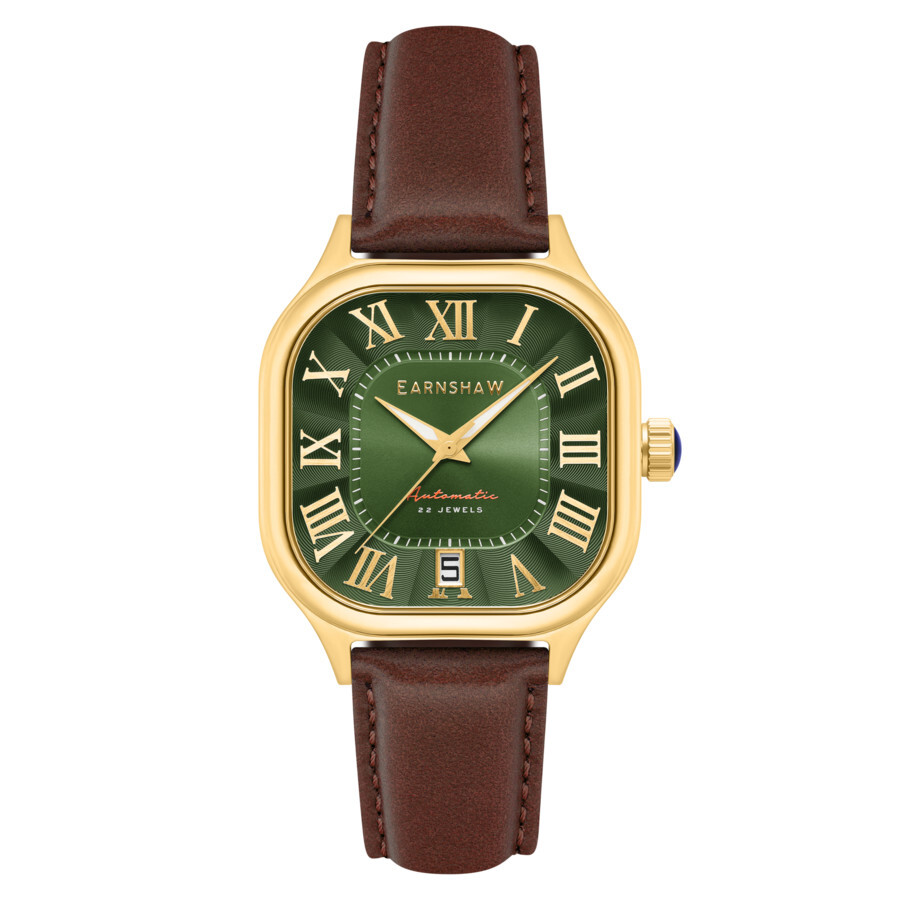 Thomas Earnshaw Coussin Green Dial Men's Watch ES-8284-05